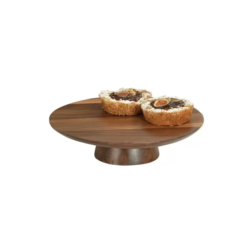 Cal-Mil Sydney 12 x 3 Cake Pedestal Stand - Walnut