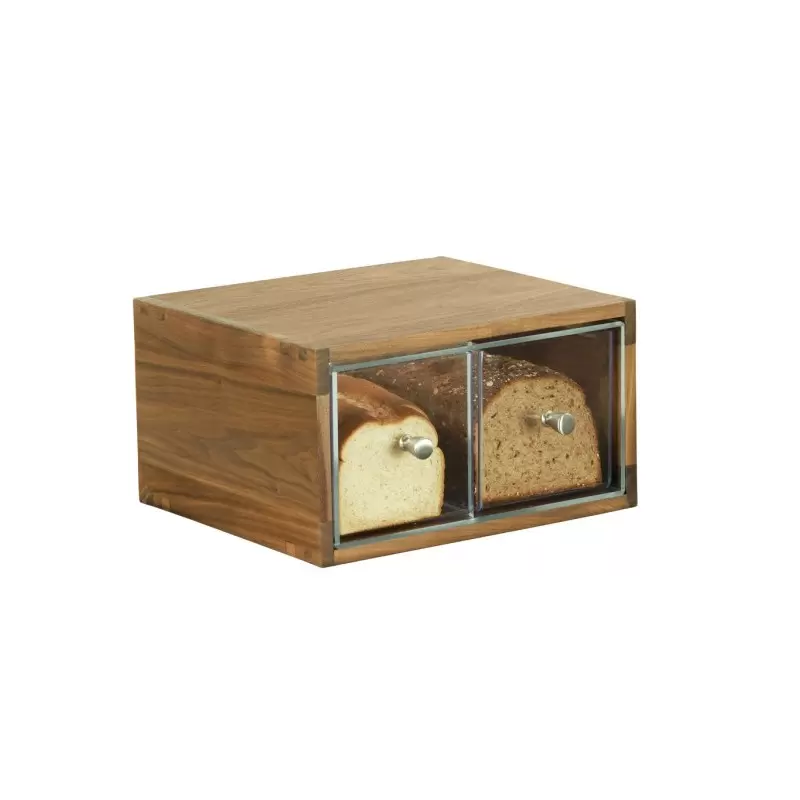 Cal-Mil Sydney Bread Case - Walnut