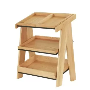 Cal-Mil Sydney 12 x 20 - 3 Tier Merchandiser - Oak