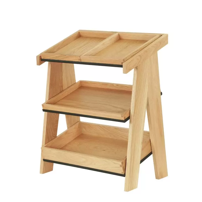 Cal-Mil Sydney 12 x 20 - 3 Tier Merchandiser - Oak