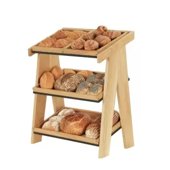 Cal-Mil Sydney 12 x 20 - 3 Tier Merchandiser - Oak