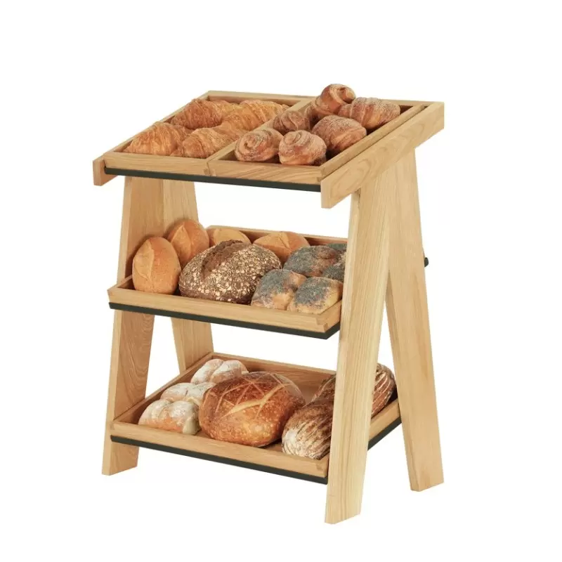 Cal-Mil Sydney 12 x 20 - 3 Tier Merchandiser - Oak