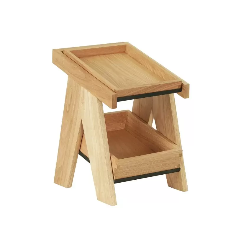 Cal-Mil Sydney 10 x 12 - 2 Tier Merchandiser - Oak