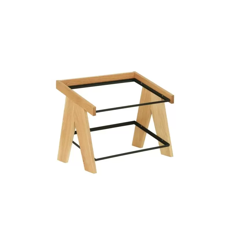 Cal-Mil Sydney 12 x 20 - 2 Tier Merchandiser - Oak