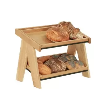 Cal-Mil Sydney 12 x 20 - 2 Tier Merchandiser - Oak