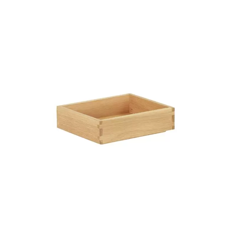 Cal-Mil Sydney 10 x 12 x 3 Wooden Shallow Tray - Oak