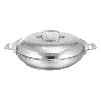 Bon Chef Cucina Braiser Pan 3-1/2 qt. - 13-1/4" dia. x 2-5/8"H - With Lid