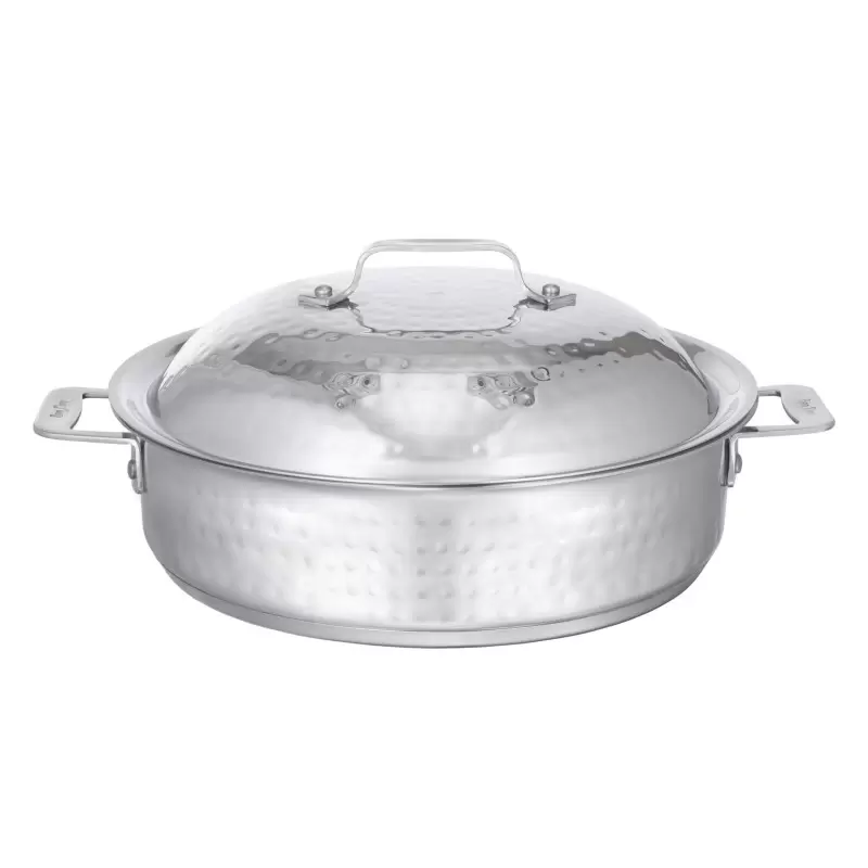 Bon Chef Cucina Sauté Pan 4 qt. - 11-3/16" dia. x 3-1/4"H - With Lid