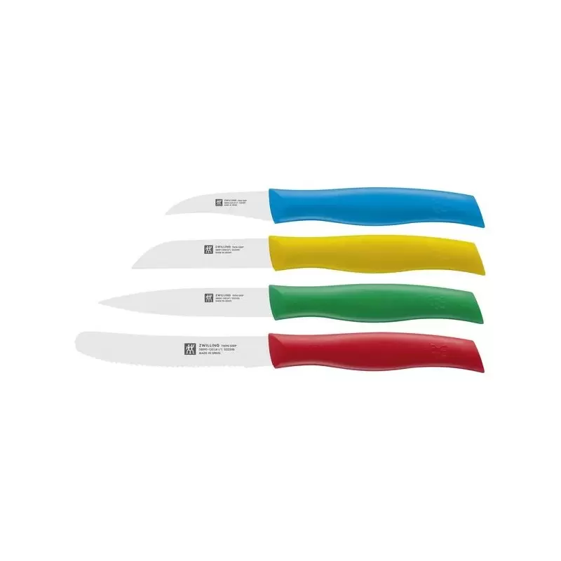 Zwilling TWIN Grip 4pc Multi-Colored Paring Knife Set