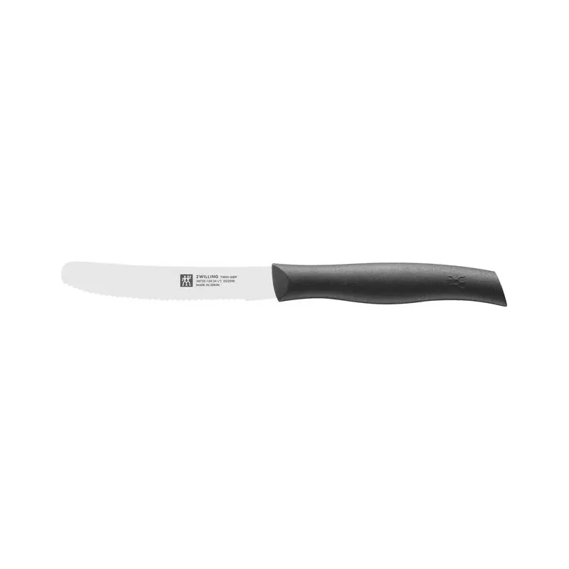 Zwilling TWIN Grip 4.5" Serrated Utility Knife Black