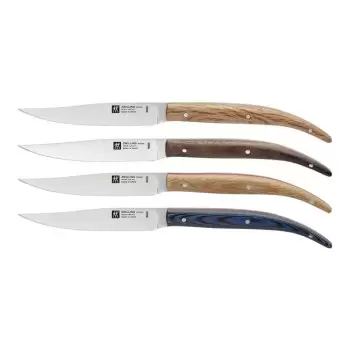 Zwilling Toro 4pc Steak Knife Set in Beechwood Presentation Box