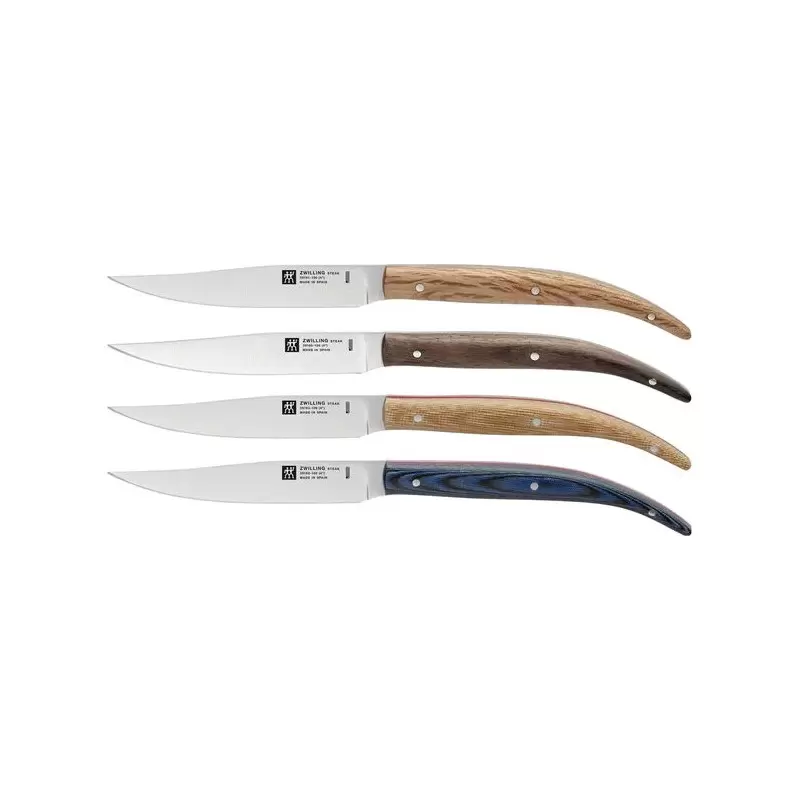 Zwilling Toro 4pc Steak Knife Set in Beechwood Presentation Box