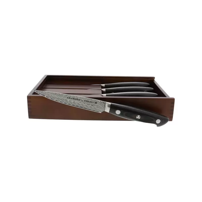 Zwilling Kramer - EUROLINE Stainless Damascus Collection 4pc Steak Knife Set