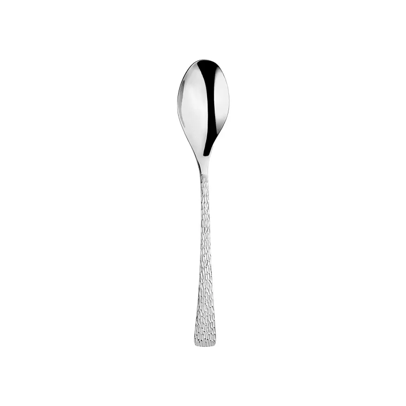 Turgla Flatware Artesia 8.25" Silver Stainless Steel Serving Spoon 18/10