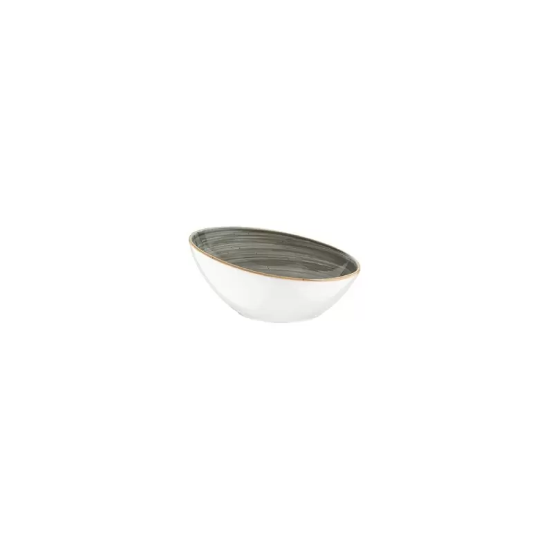 Turgla Bone China Space dia.3.25" h:1.75" 2 oz. Round Grey Porcelain Ramekin