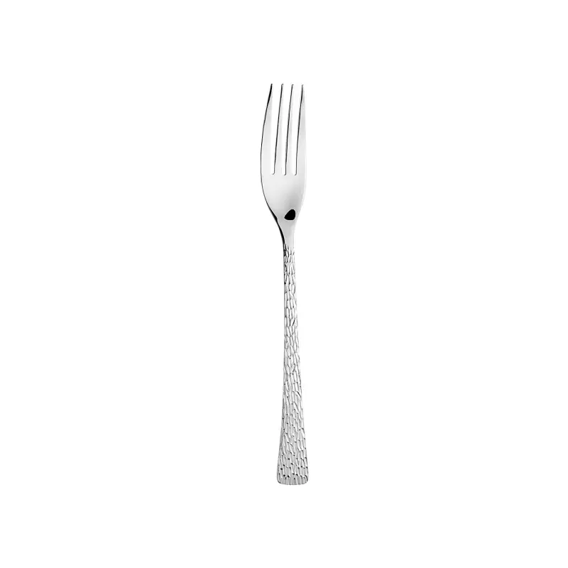 Turgla Flatware Artesia 8.25" Silver Stainless Steel Dinner Fork 18/10