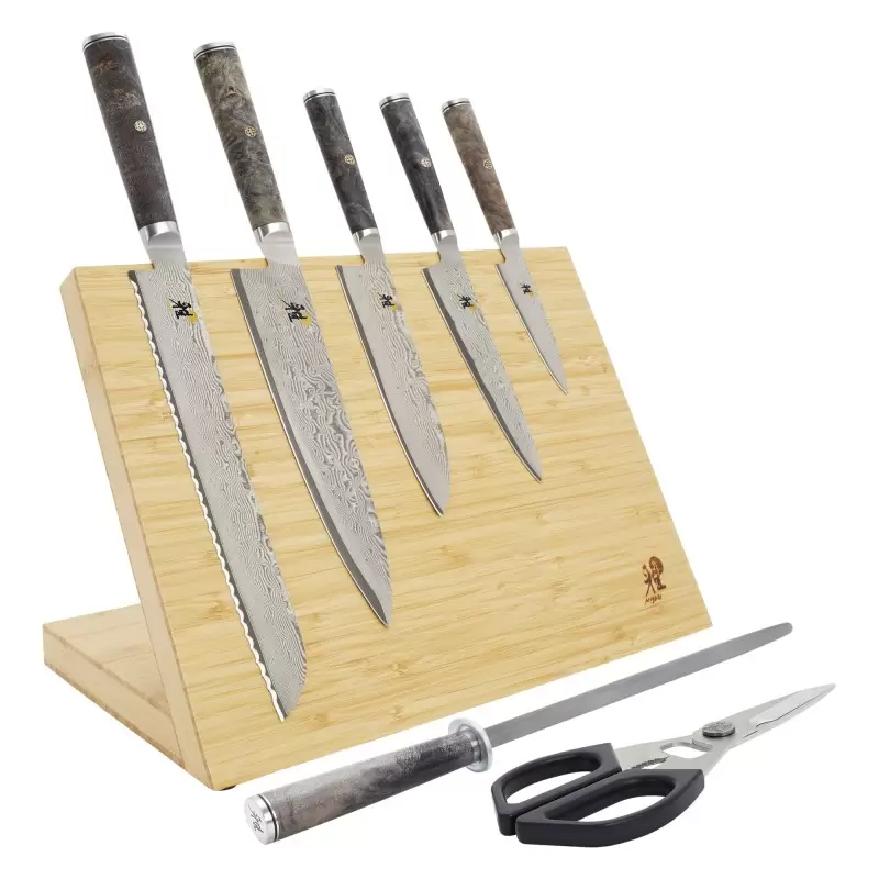 MIYABI BLACK 5000MCD67 8-pc Block Set