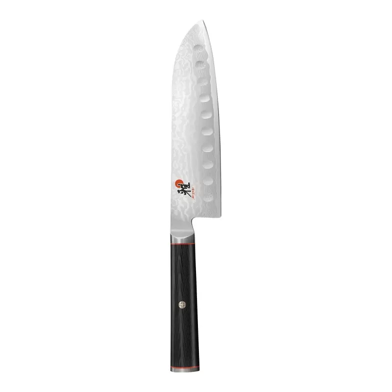 MIYABI Kaizen - 5000DP 7-inch Hollow Edge Santoku Knife