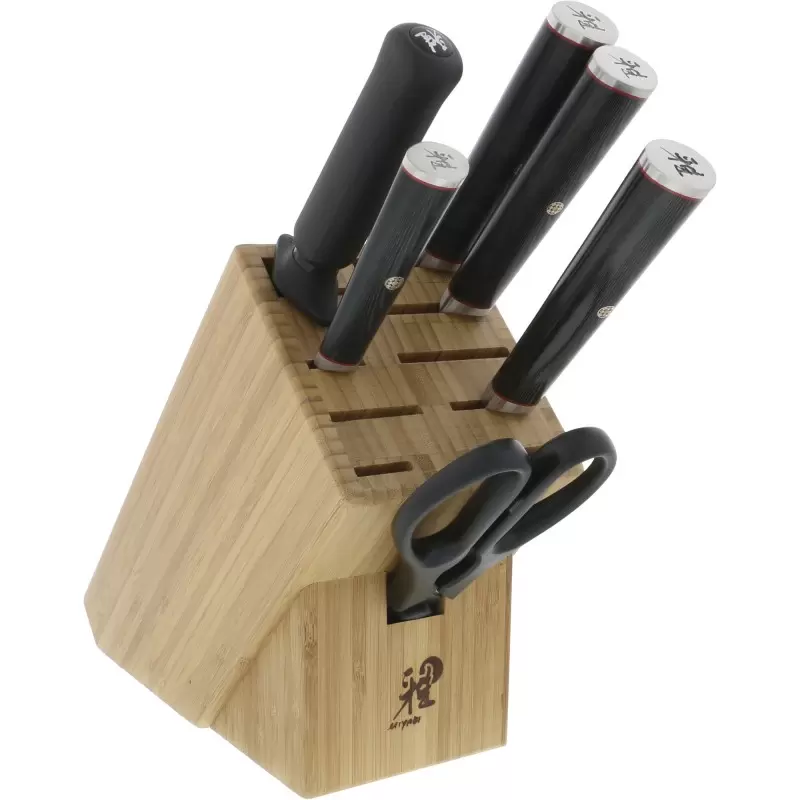 MIYABI Kaizen - 5000DP 7-pc Knife Block Set