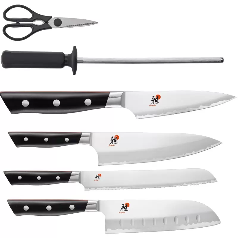 MIYABI 400FC - Evolution 7-pc Knife Block Set