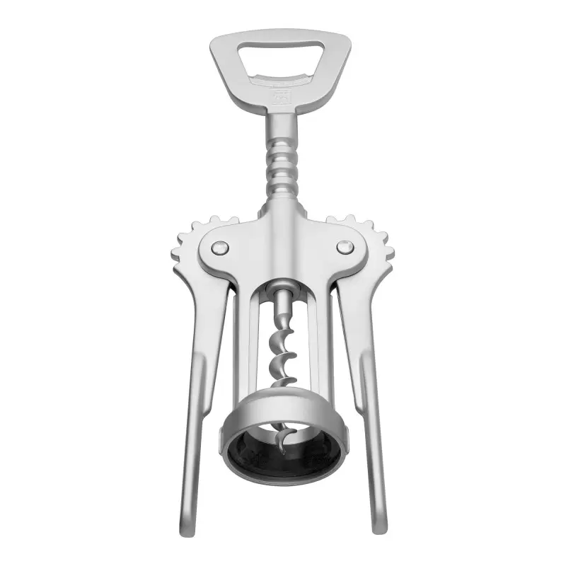 Zwilling Sommelier Double Lever Corkscrew, Nickel Finish