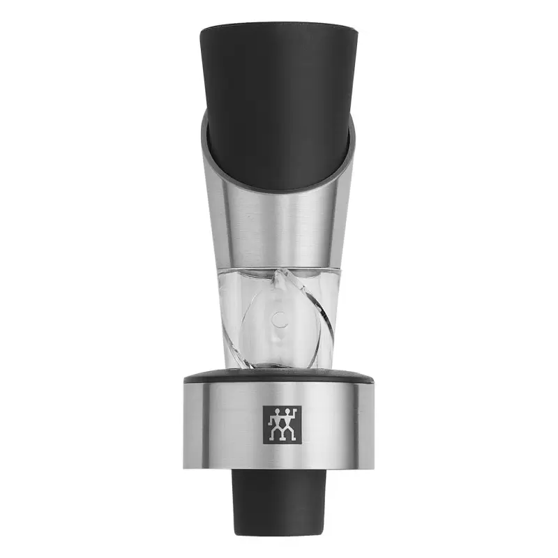 Zwilling Sommelier Wine Aerator, Decanter Pourer & Stopper, 18/10 Stainless Steel