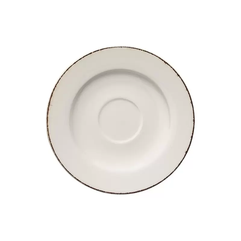 Turgla Bone China Retro dia.6.25" Round Decorated Porcelain Saucer