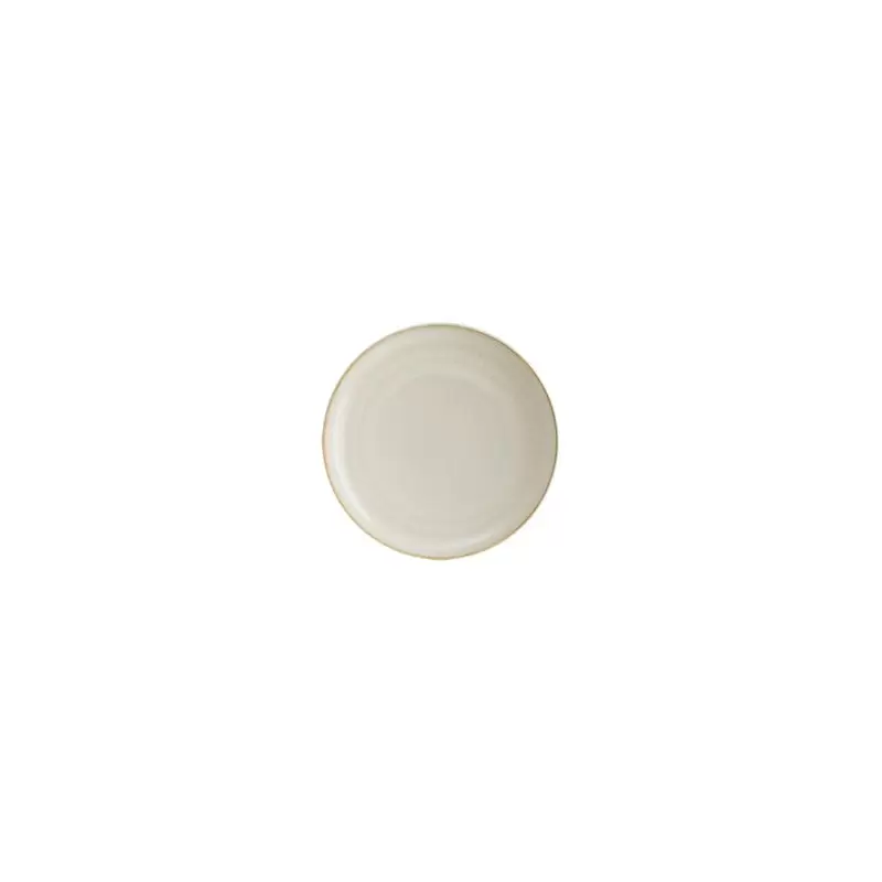 Turgla Bone China Sand dia.10.75" h:2.25" Round Beige Porcelain Deep Plate