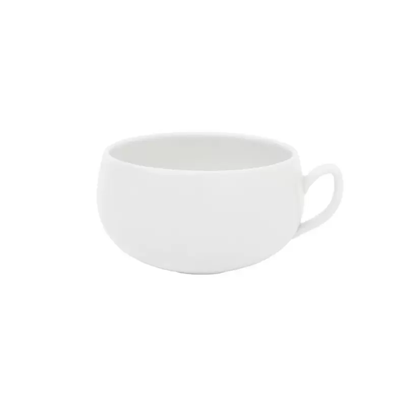 Degrenne Salam White Coffee / Tea Cup - Ø 9.8 cm x h 5.6 cm - Ø 4''1/8 x h2''3/16 - 25 cl - 8 oz 7/16 - Set of 6