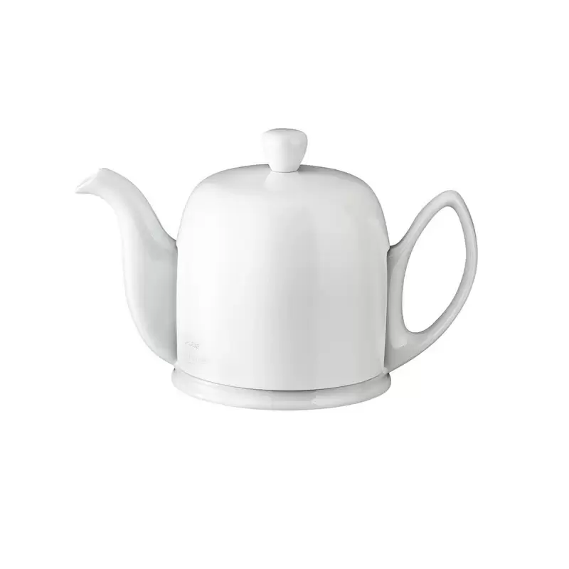 Degrenne Salam Monochrome Blanche - White Tea Pot 4 Cups Monochrome White - h11.1 cm - h 4''3/8 - 70 cl - 23oz 11/16