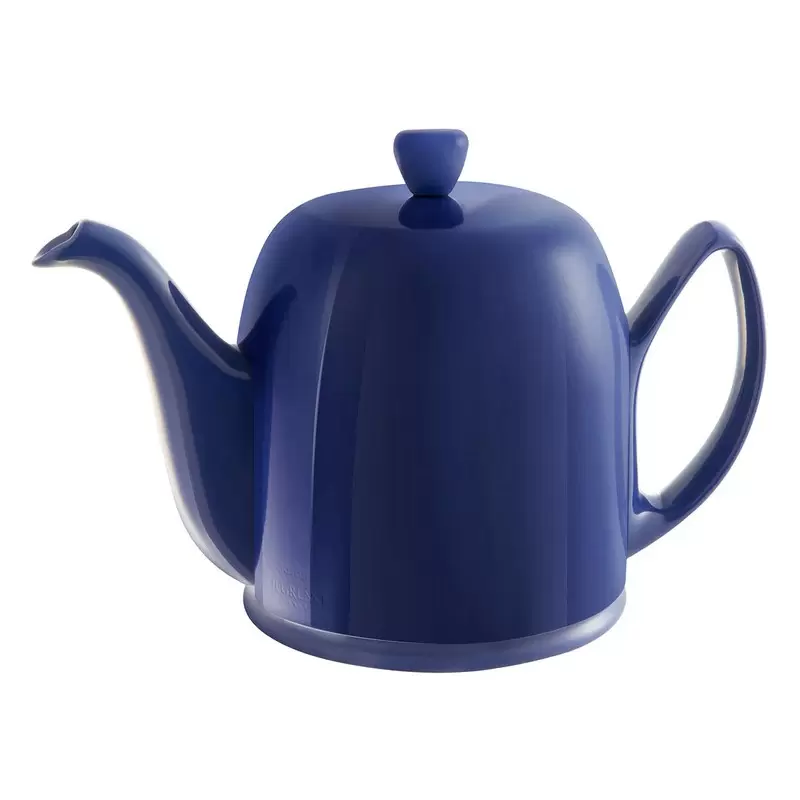 Degrenne Salam Monochrome Bleue - Blue Tea Pot 6 Cups Monochrome Blue - h13.1 cm - h 5''3/16 - 100 cl - 33 oz 13/16