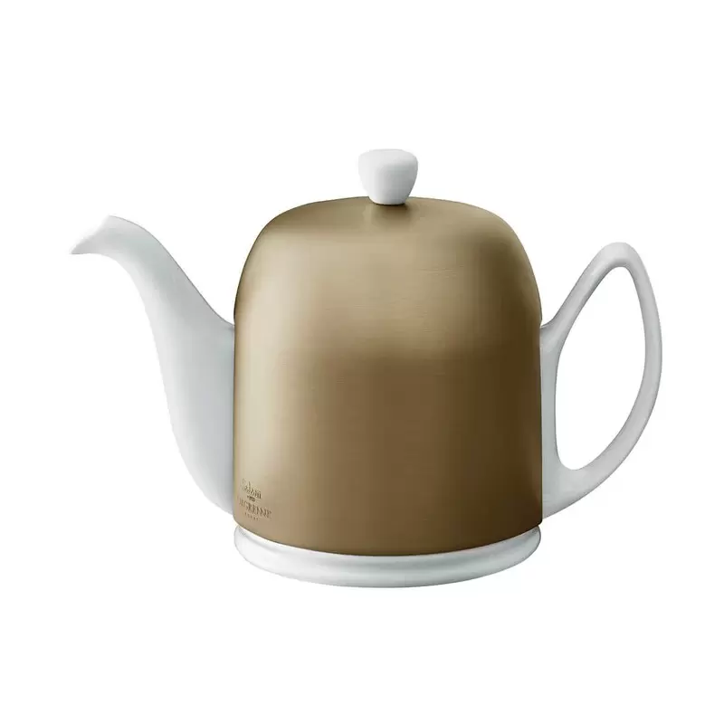 Degrenne Salam Color Bronze Salam Tea Pot 6 Cups with Bronze Color Lid - h13.1 cm - h 5''3/16 - 100cl - 33 oz 13/16