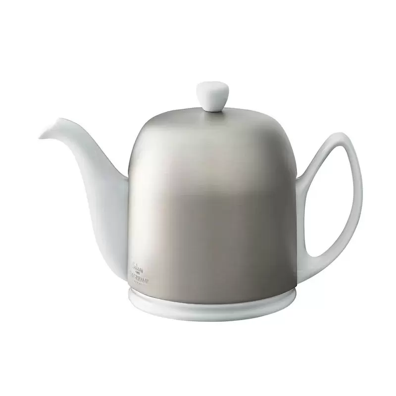 Degrenne Salam Color Zinc Salam Tea Pot 6 Cups with Zinc Color Lid - h13.1 cm - h 5''3/16 - 100cl - 33 oz 13/16