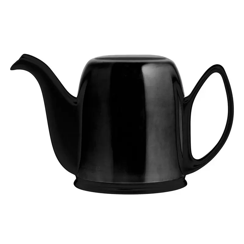 Degrenne Salam Mat Black Tea Pot 8 Cups Without Lid - h 15.2 cm - h 6'' - 130cl - 43oz 15/16