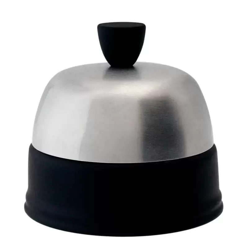 Degrenne Salam Mat Black Sugar Bowl - h 6.2 cm - h 2''7/16 - 28 cl - 9 oz 7/16