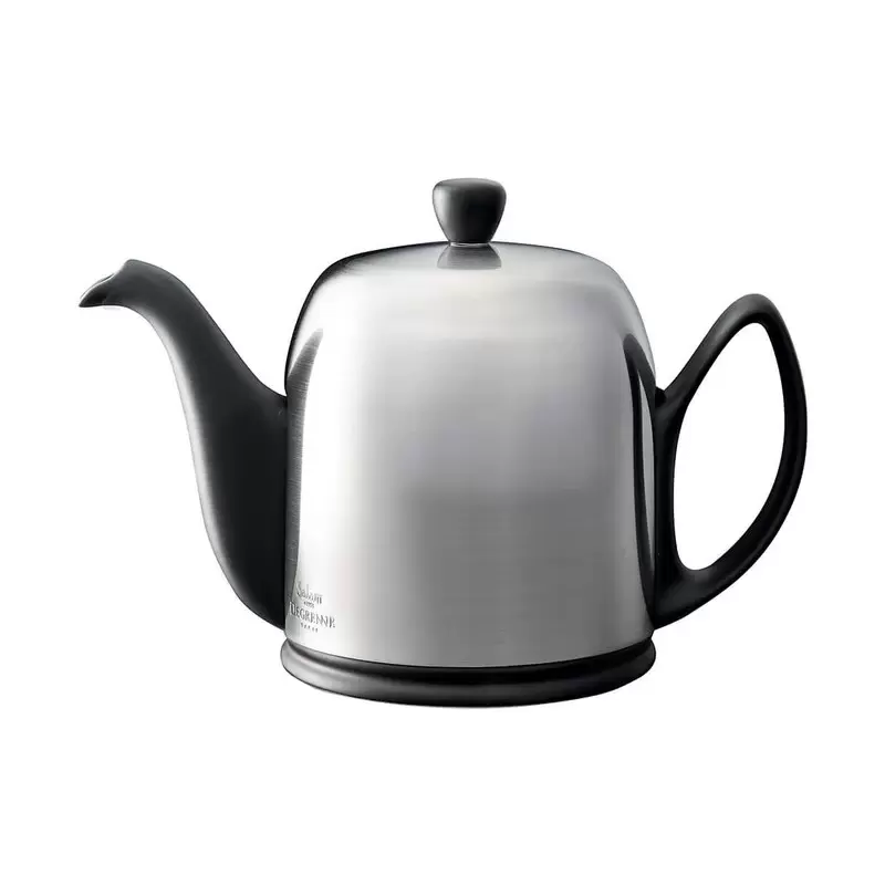 Degrenne Salam Mat Black Salam Tea Pot 6 Cups - h13.1 cm - h 5''3/16 - 100cl - 33 oz 13/16