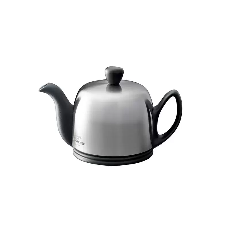 Degrenne Salam Mat Black Salam Tea Pot 2 Cups - h8.2 cm - h 3 in1/4 - 35cl - 11 oz 1316