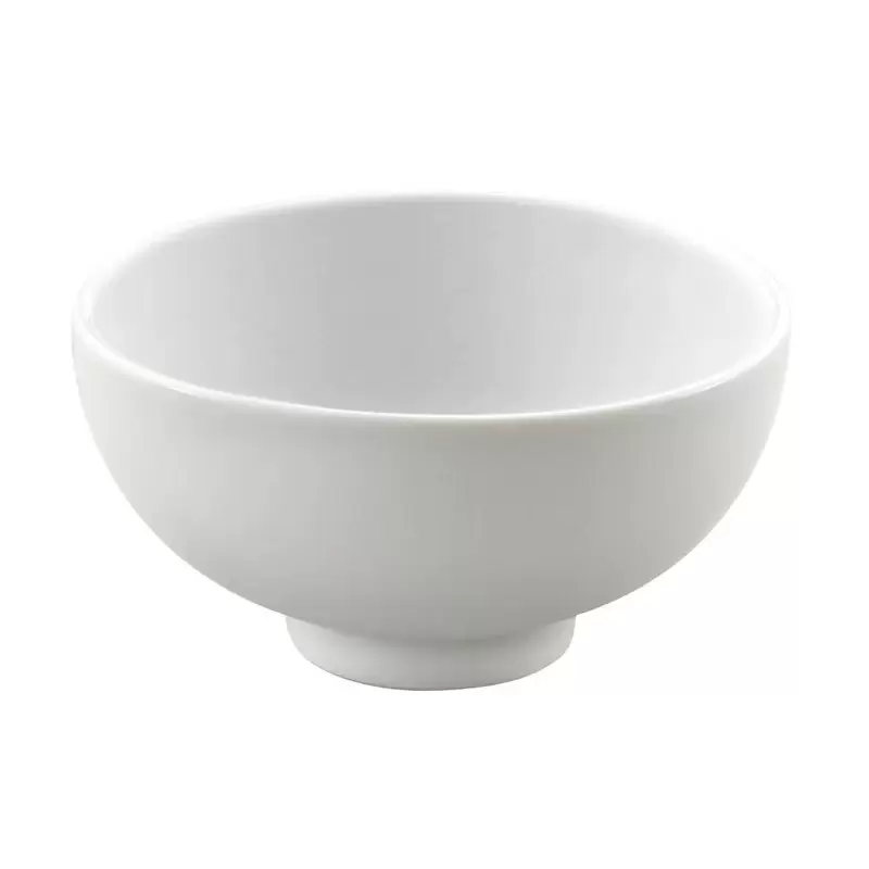 Degrenne Modulo White Deep Bowl. Rice - 12 cm - 4''3/4 - 27cl - 9 oz 1/8 - Set of 6