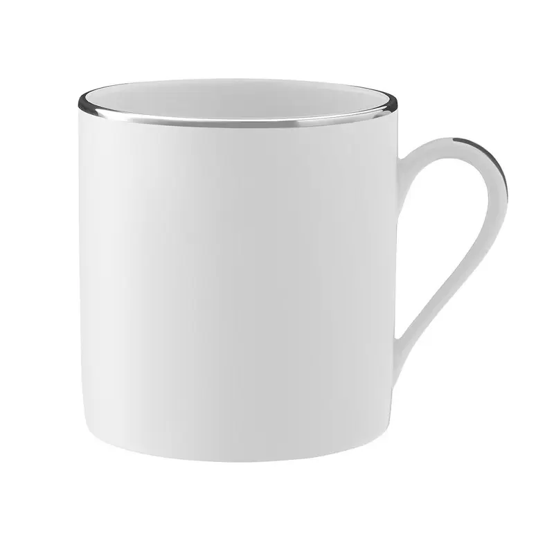 Degrenne Galon Platine Coffee Cup 10 cl - Ø 5.7 cm - H 5.7 x m & Ø 2''1/4 - H 2''1/4 - 10 cl - 3 oz 3/8 - Set of 6