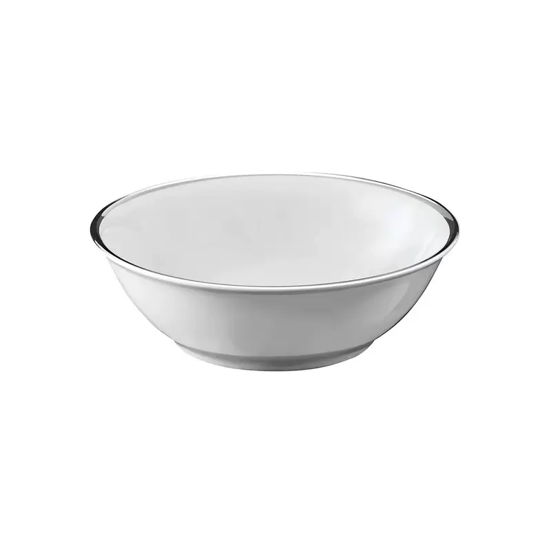 Degrenne Galon Platine Round Small Bowl 13.5 cm - 13.5 cm - 5in 5/16 - Set of 6