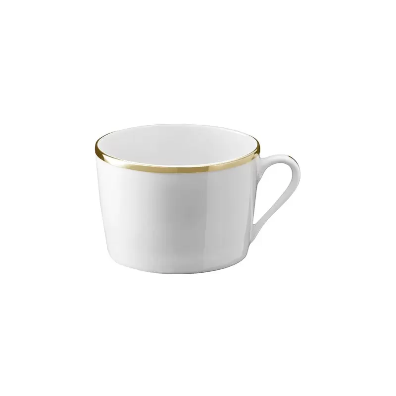 Degrenne Galon Or Tea Cup 20 cl - H 5.7 cm x Ø8.2 cm - 2in 1/4 x Ø 3in 1/4 - 20 cl - 6 oz 3/4 - Set of 6