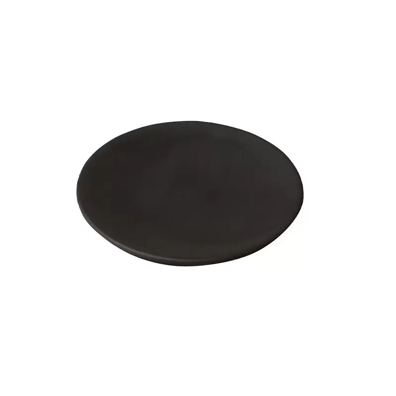 Degrenne Cocottes Carbone Black Round Plate / Casserole Lid 12.5 cm - 12.5 cm - 4''15/16 - Set of 6