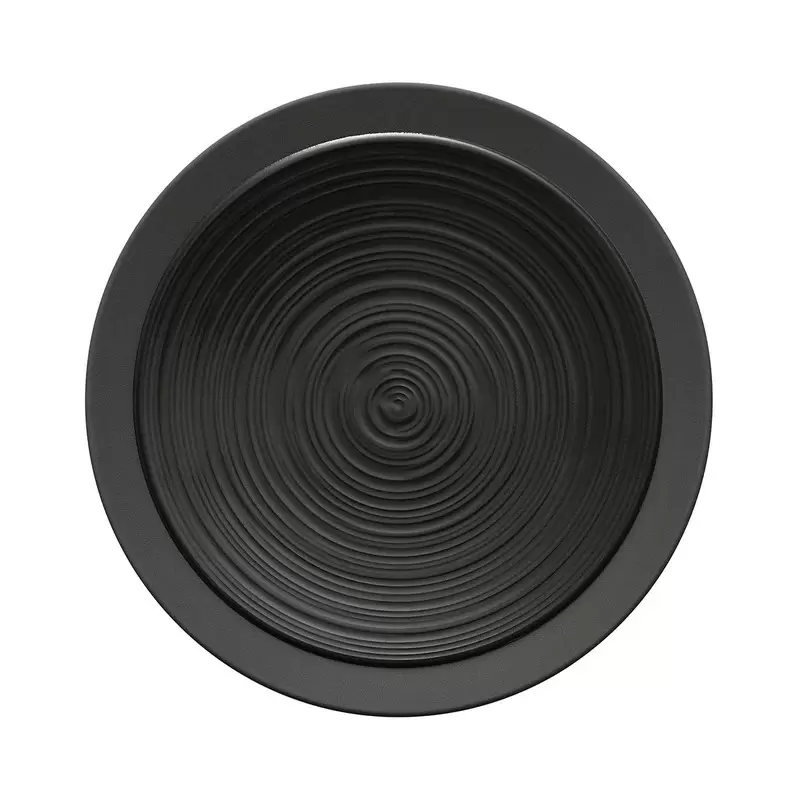 Degrenne Bahia Onyx Round Dinner Plate 23 cm - 9''1/16 - Set of 6