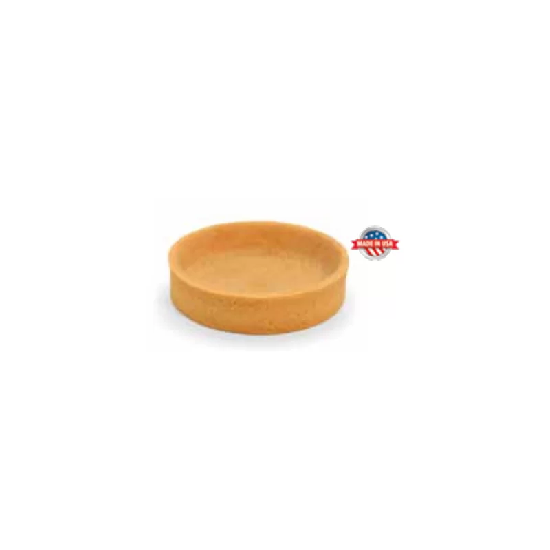 Premium Pure Butter 4'' Round Trendy Tart Shell Sweet - h 0.79'' - 56 pcs