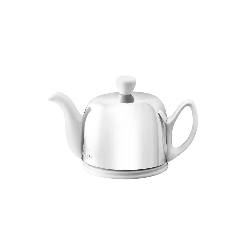 Degrenne Salam White Salam Tea Pot 2 Cups - h8.2 cm - h 3 in1/4 - 35cl - 11 oz 13/16