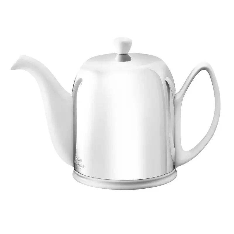 Degrenne Salam White Salam Tea Pot 8 Cups - h 15.2 cm - h 6'' - 130cl - 43oz 15/16