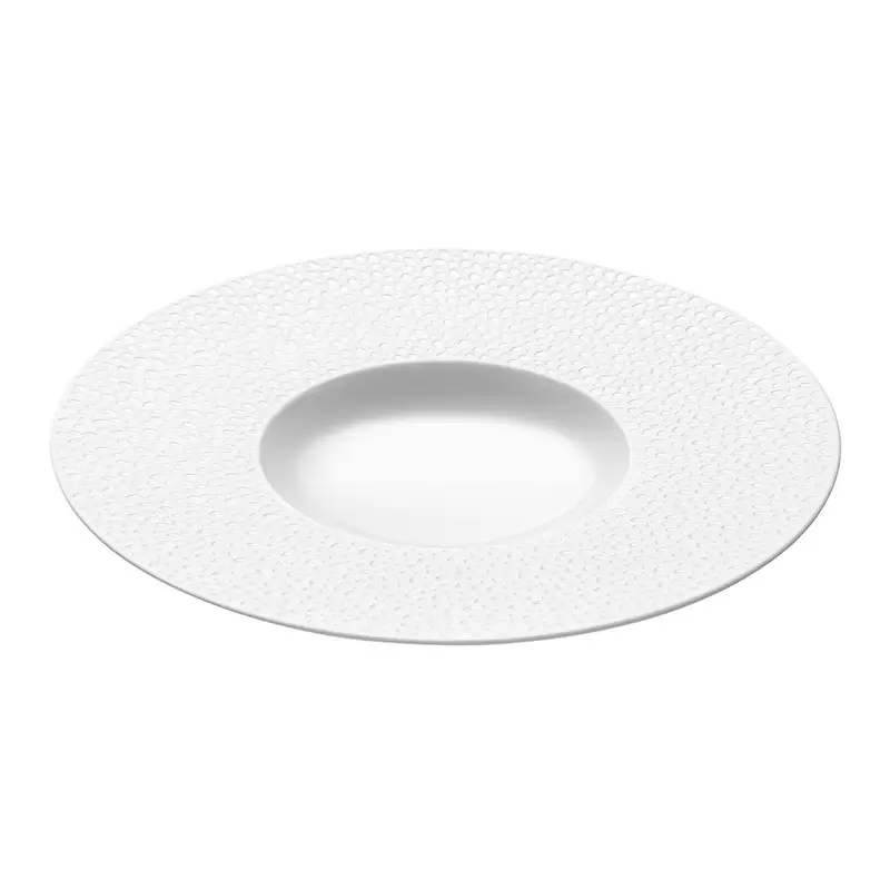 Degrenne Collection L Perles De Rosee Round Gourmet Plate 30 cm - 11''13/16 - Set of 3