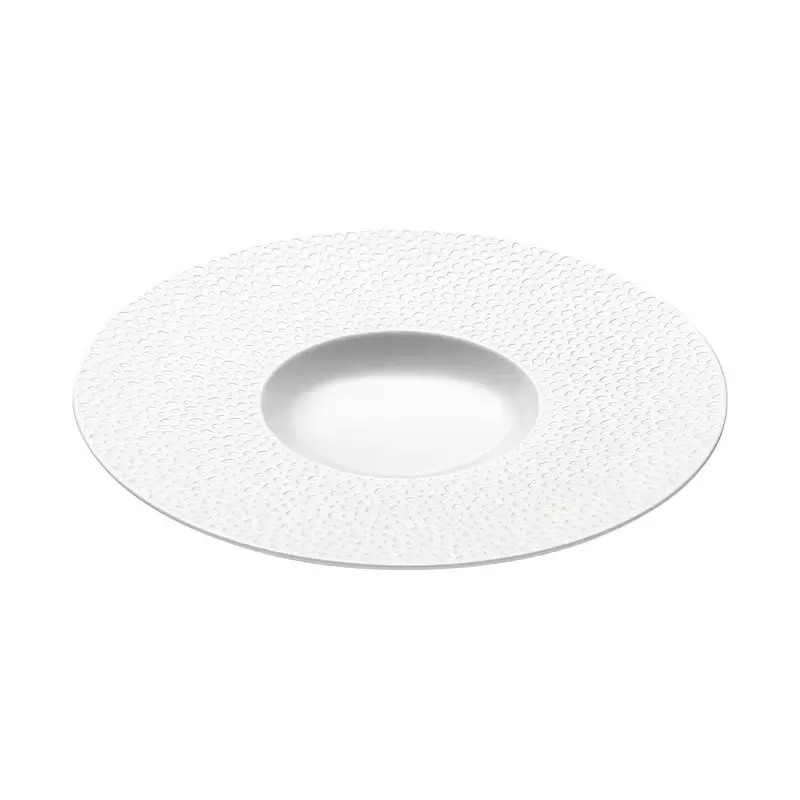 Degrenne Collection L Perles De Rosee Round Gourmet Plate 28 cm - 11 in - Set of 3