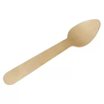 PacknWood Mini Wooden Spoon - 4.33'' - 576 Pcs - 576 pcs