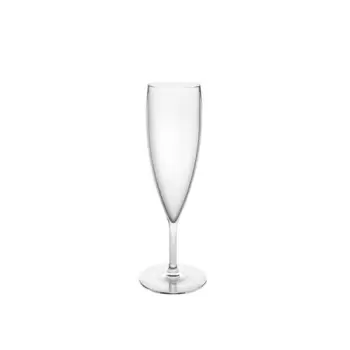 PacknWood Clear Cupoly Tritan Champagne Flute - 5.4Oz H:7.67'' Diam.2.67'' - 58Pcs - 58 pcs